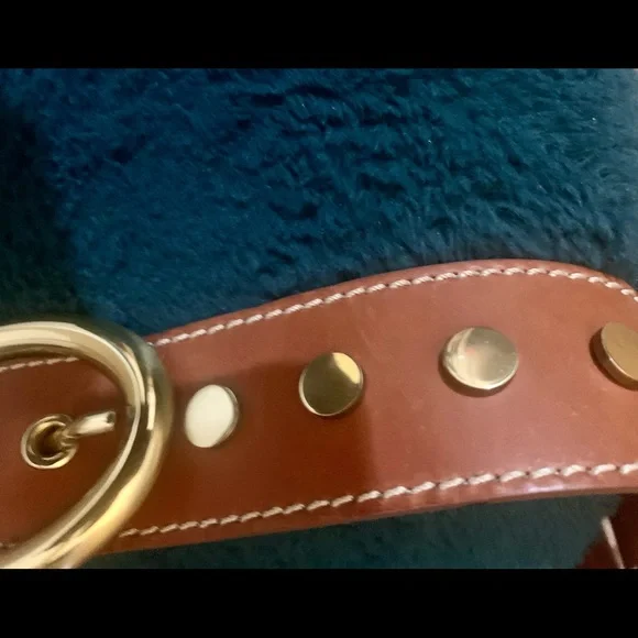 ✨Moschino genuine leather belt with metallic accent, new, wide.✨ ✨Moschino genuine leather belt with metallic accent, new  main image 4